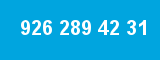 926 289 42 31